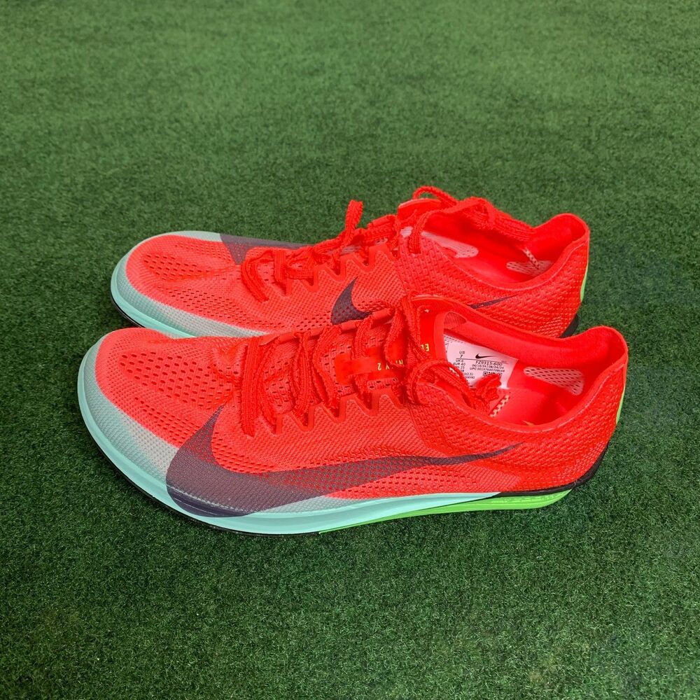 Sz 7 Nike ZoomX Dragonfly 2 Elite Crimson Running Track Spikes Men's FZ9315-600